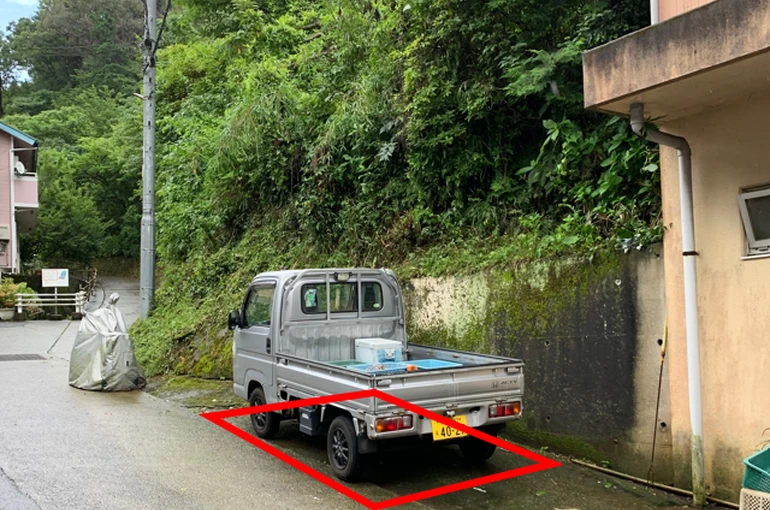 駐車スペース明示
